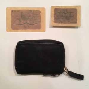 Vintage Hugo boss orange label leather wallet
